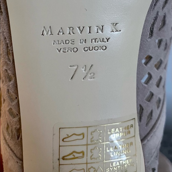 Marvin K Vero Cuoio Heels 7.5 - Picture 5 of 6